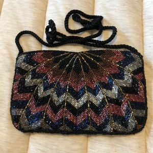 Beaded evening bag